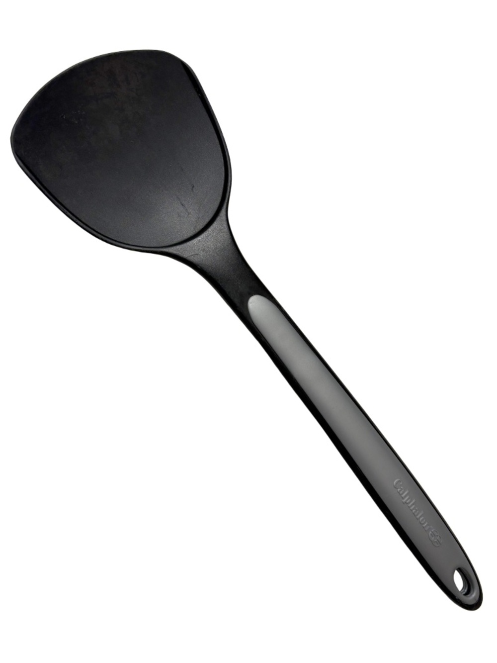 Calphalon 13" Black and Gray Solid Wok Spatula Spoon Turner Nylon Silicone